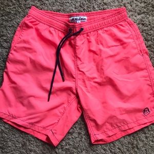 Mr Swim trunks coral color